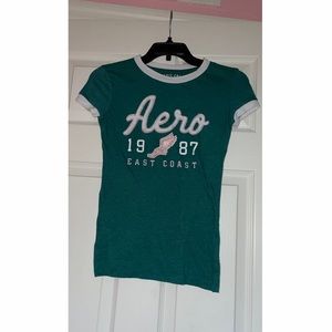 Aeropostale Teal / Green Shirt
